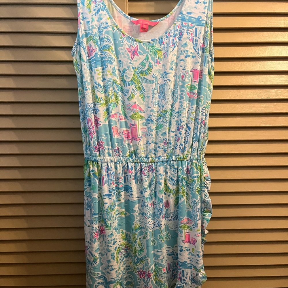 Lilly Pulitzer Multicolor Floral Romper Size M